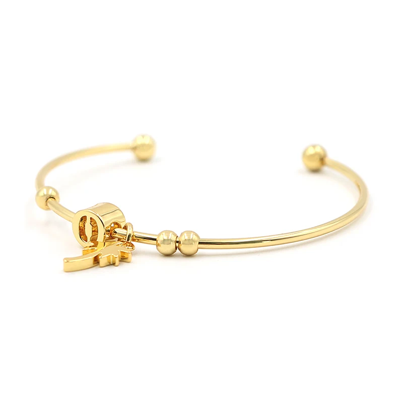 Kokosnötträd öppet armband