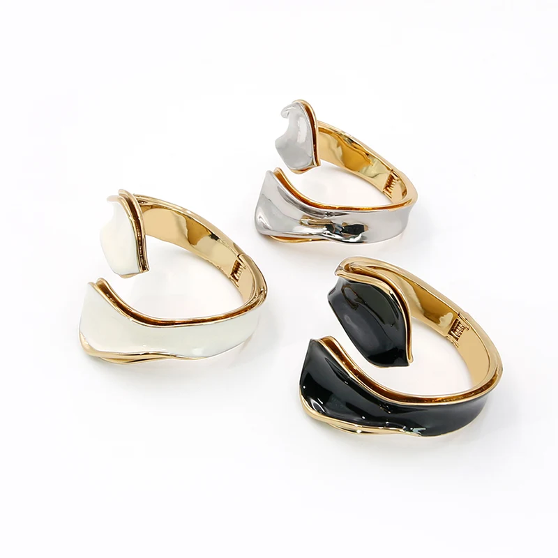 Gold-Dipped Enamel Bracelet