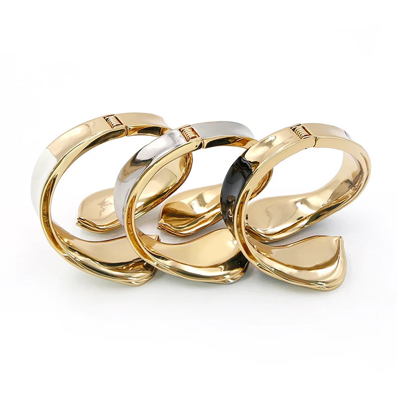 Gold-Dipped Enamel Bracelet